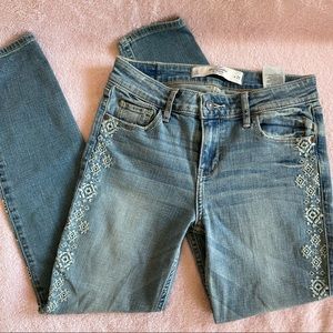 Geometric Abercrombie & Fitch Skinny Jeans